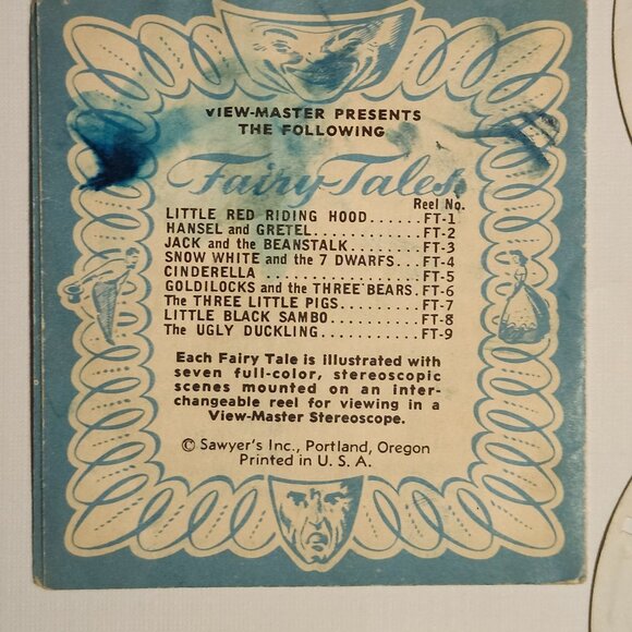 VINTAGE Snow White and the Seven Dwarfs View Master Reels x 3 with Booklet - Picture 7 of 7